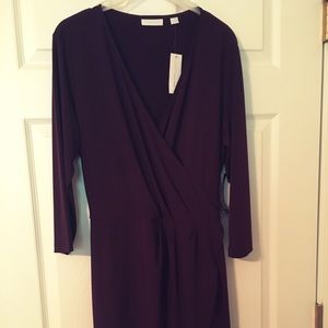NY&Co Wrap Dress- Plum