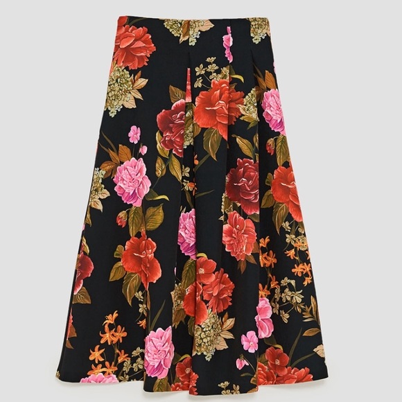 Midi Box Pleat Skirt by ZARA - Picture 3 of 4