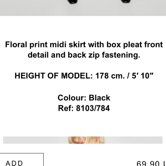 Midi Box Pleat Skirt by ZARA - Picture 4 of 4