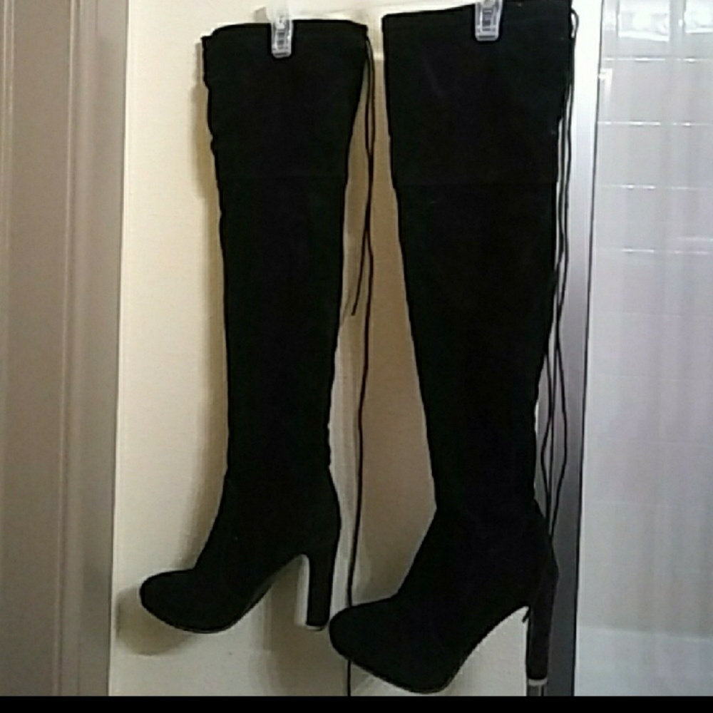 Over the knee boot.