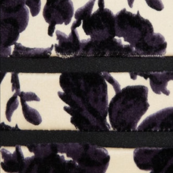 AUTH Tory Burch Dayton Floral Velvet Sheath Runway - Picture 8 of 8