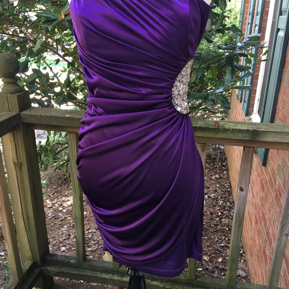 Gorgeous Strapless Dress with Rhinestone Accent