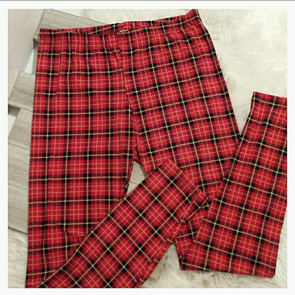 *Mad for Plaid Leggings* - Picture 3 of 3