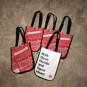 Bundle of Lululemon bags