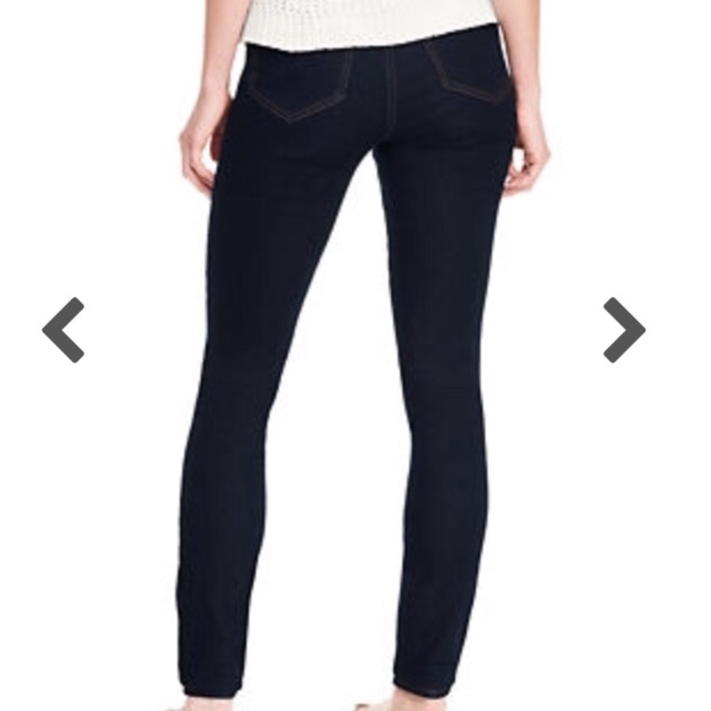 Lands End Mid Rise Pull-On Skinny Jean