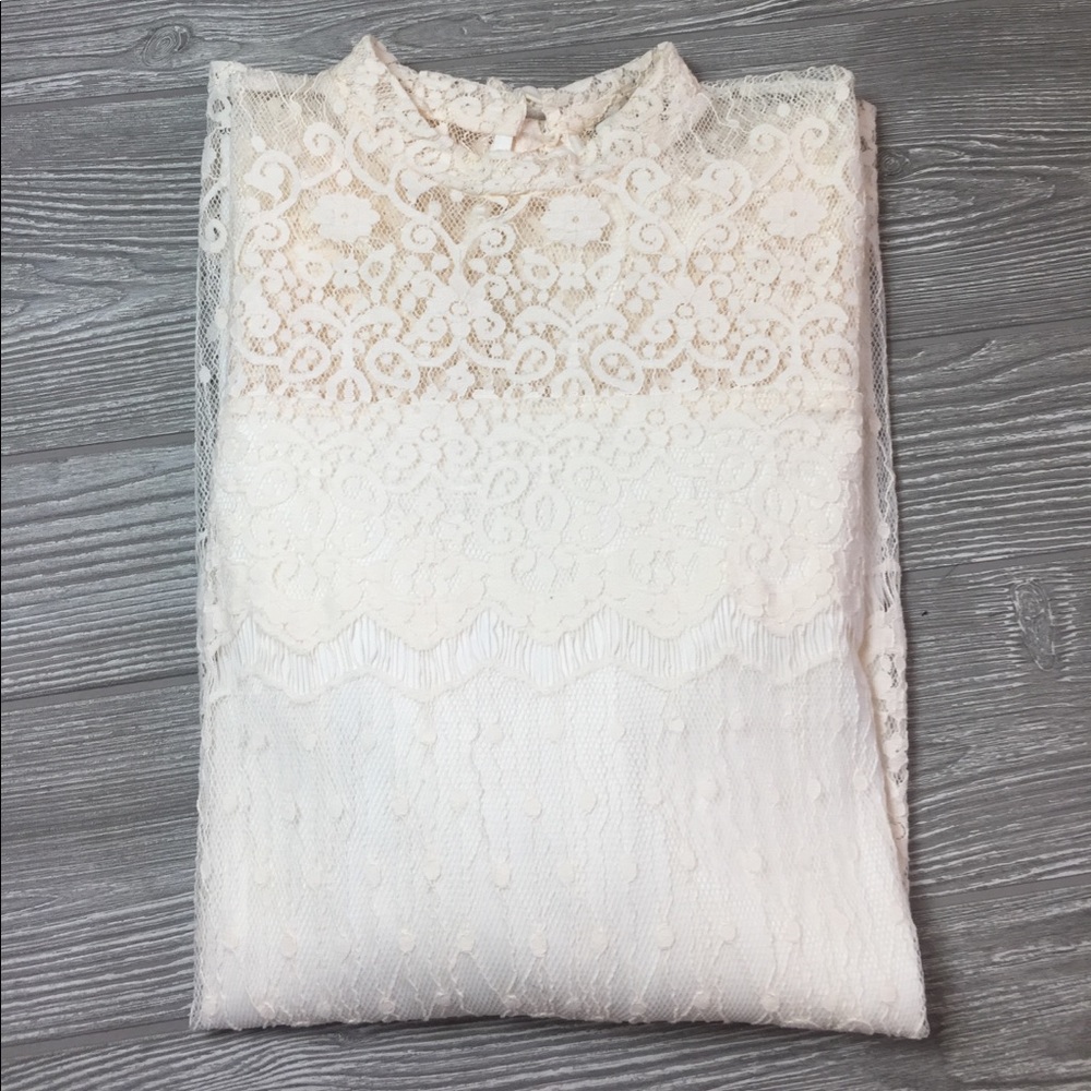 Charlotte Russe White Lace Midi Dress. Size M. - Picture 7 of 7