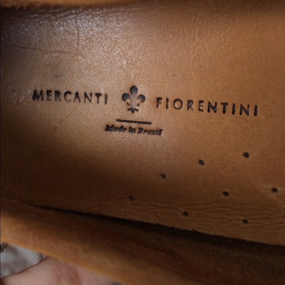 Mercanti Fiorentini Nubuck Leather Loafer 8.5 VEUC - Picture 4 of 5