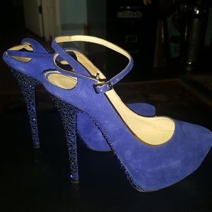 GORGEOUS JIMMY CHOO JEWELED  STILETTO'S! SIZE 37.5