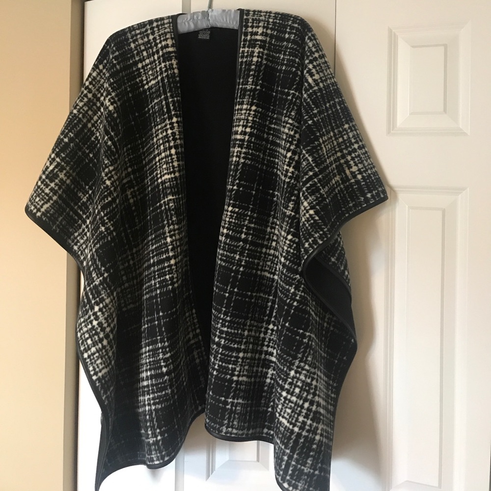 Super chic plush poncho