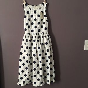 NWT j crew polka dot dress