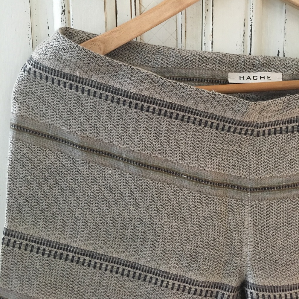 Hache Beige Cropped Pants