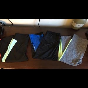 3 pair of sweatpants.