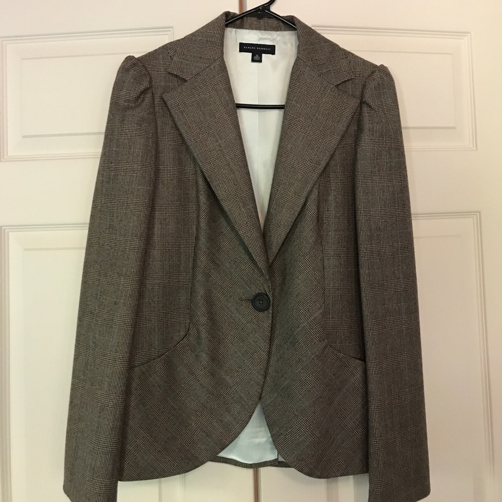 Banana Republic wool suit