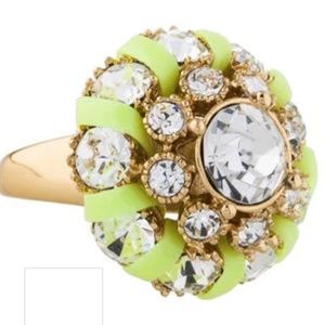 KATE SPADE NY HIP STITCH COCKTAIL RING W/ TA M2