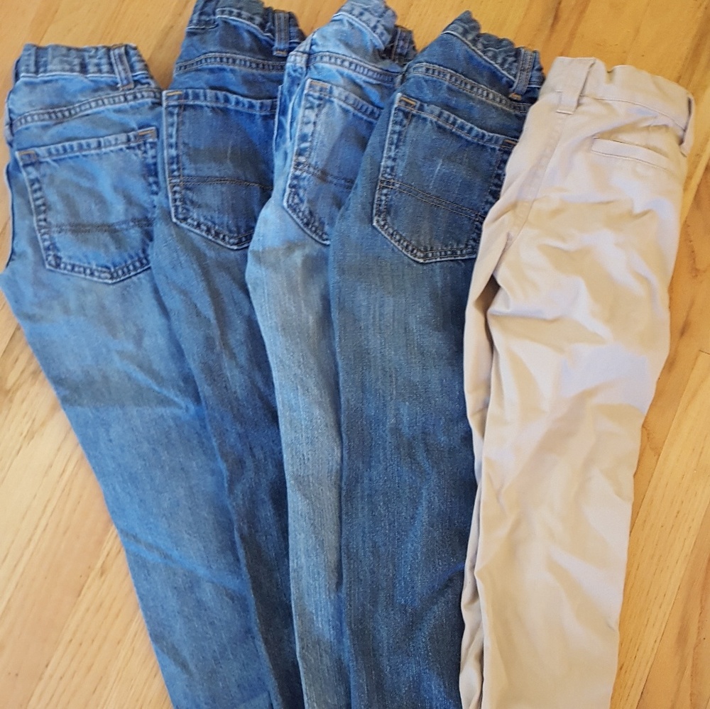 Old navy jeans and khakis