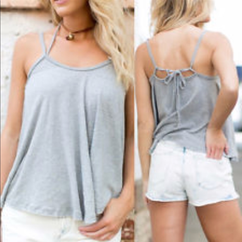 NWT Free People so in love swing halter tank top