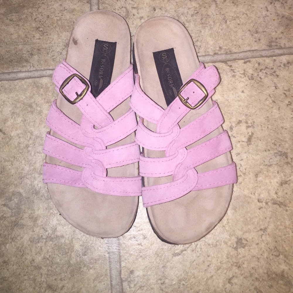 Resorts Leather Sandals - Picture 2 of 3