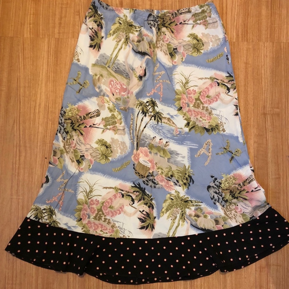 ☘️Lucky Brand☘️ vintage hula skirt
