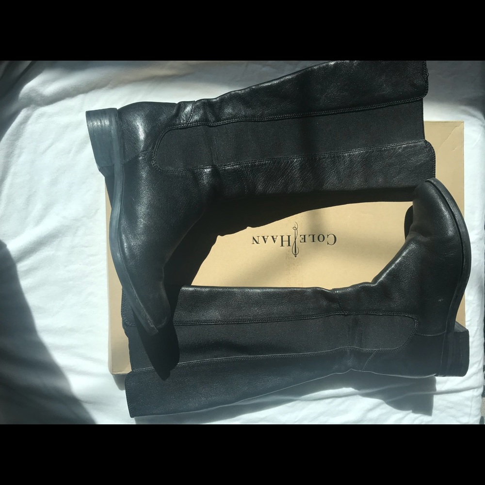 Cole haan black boots 👢 💙