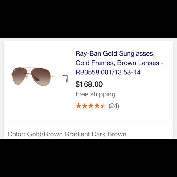 Ray-Ban Sunglasses Original Aviator Gradient