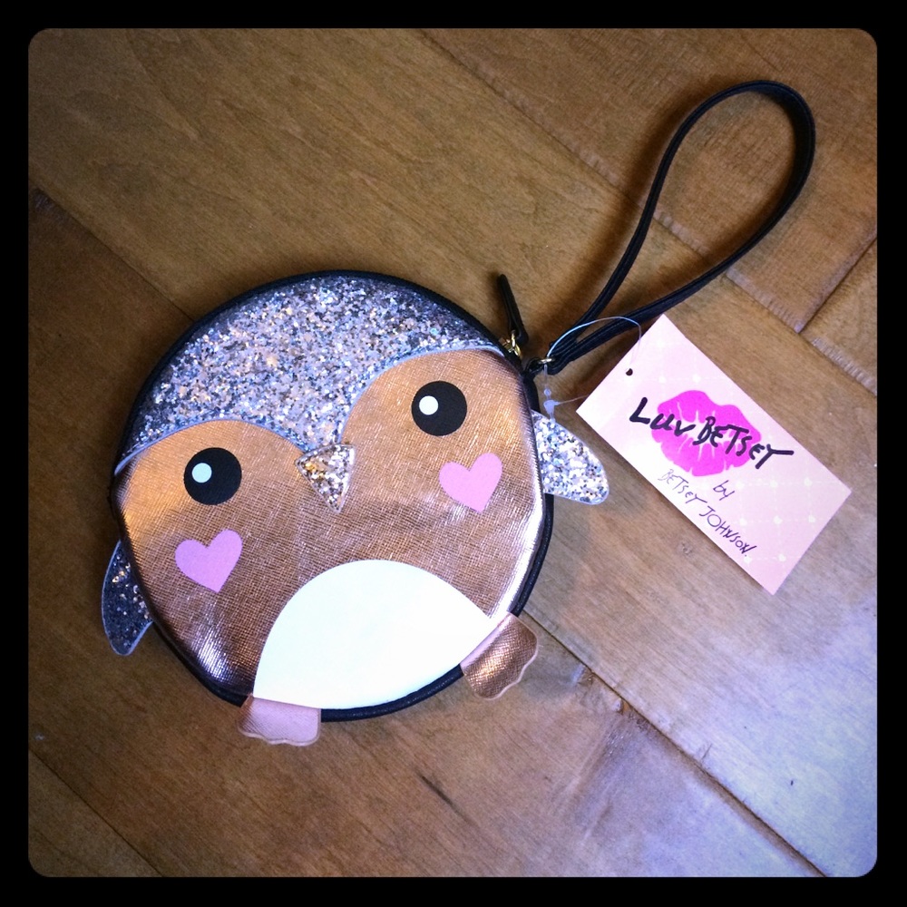 Penguin Wristlet Betsey Johnson