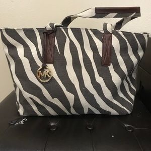 Michael Kors zebra Large Tote Bag