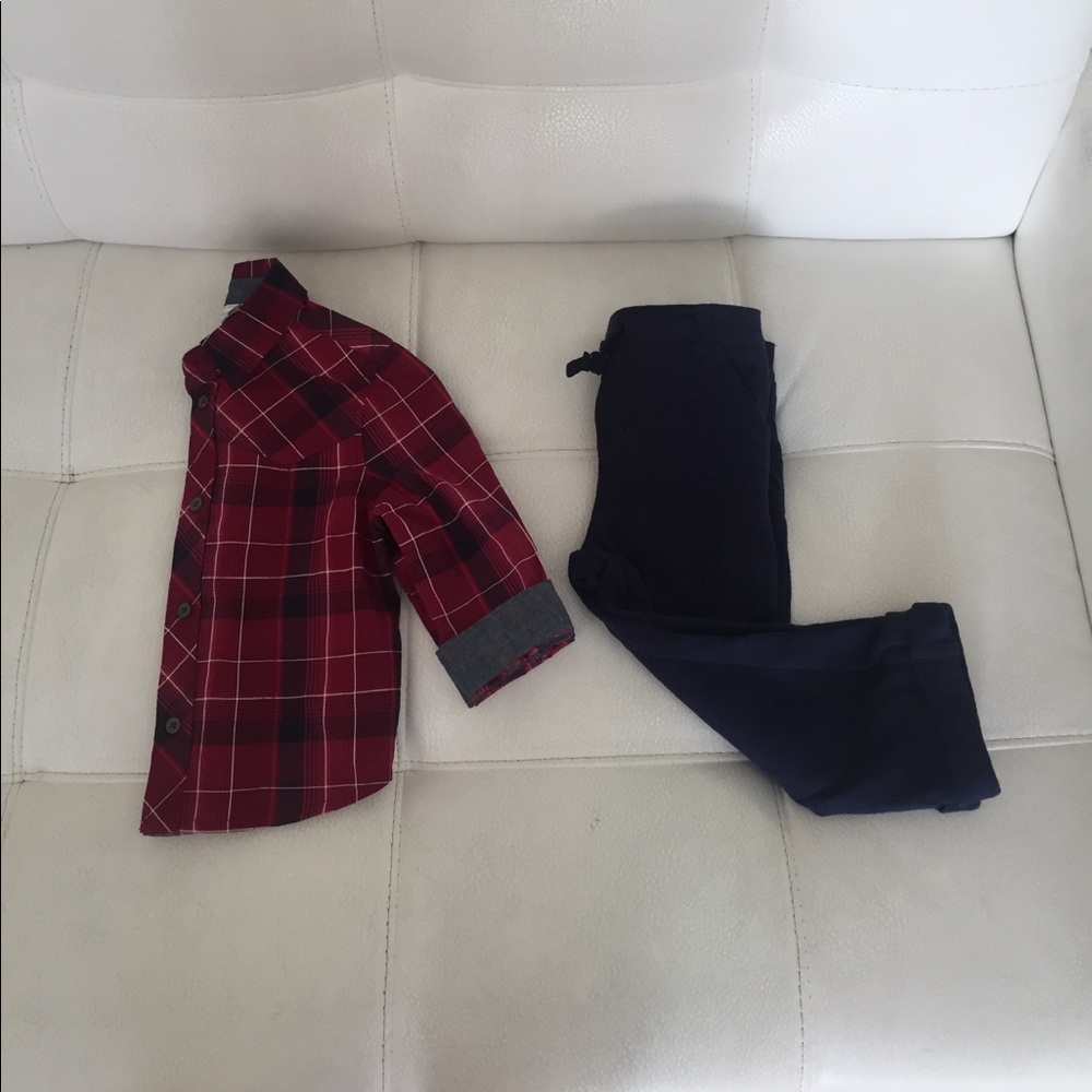 2 piece NWT first impressions button down