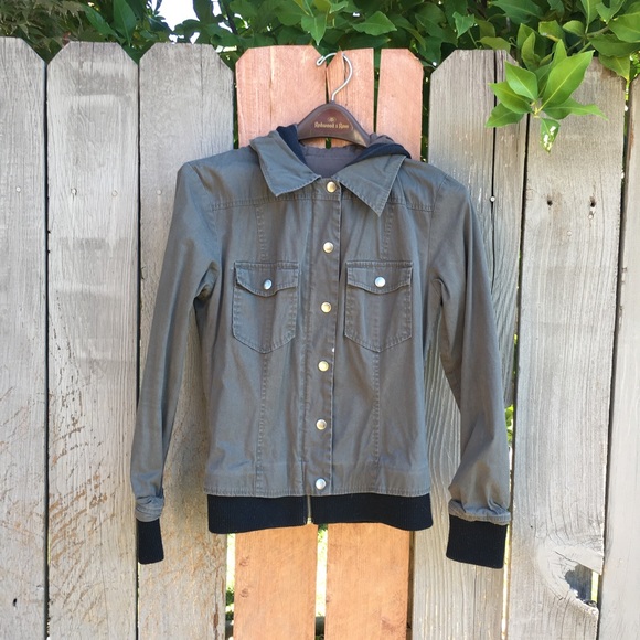 Army green utility jacket - Picture 1 of 4