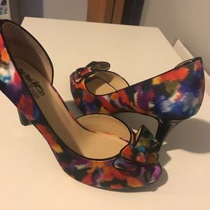 Coach and Four multicolored Heels