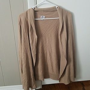 Tan cardigan