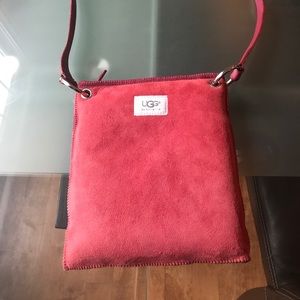 UGG ROSE COLORED SHOULDER BAG
