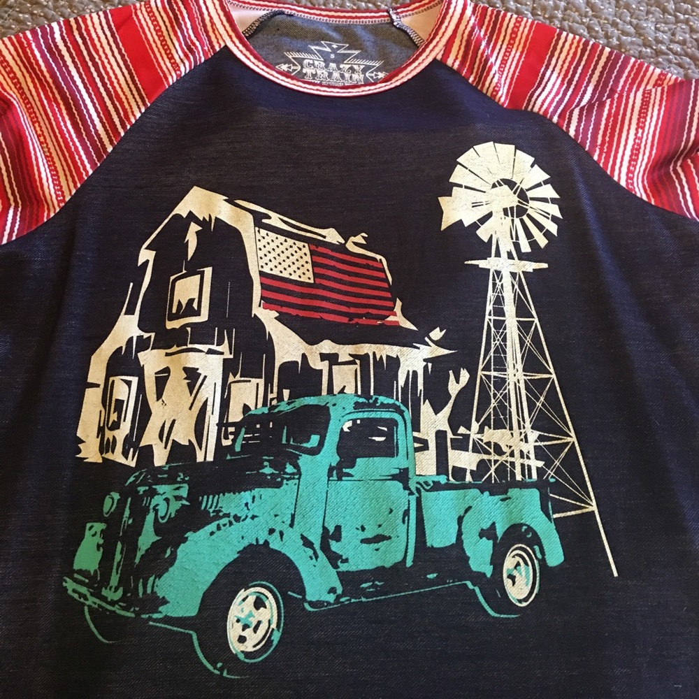 Size Small Crazy Train Stretchy Tunic