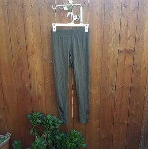 American Eagle High Rise Olive Green Leggings