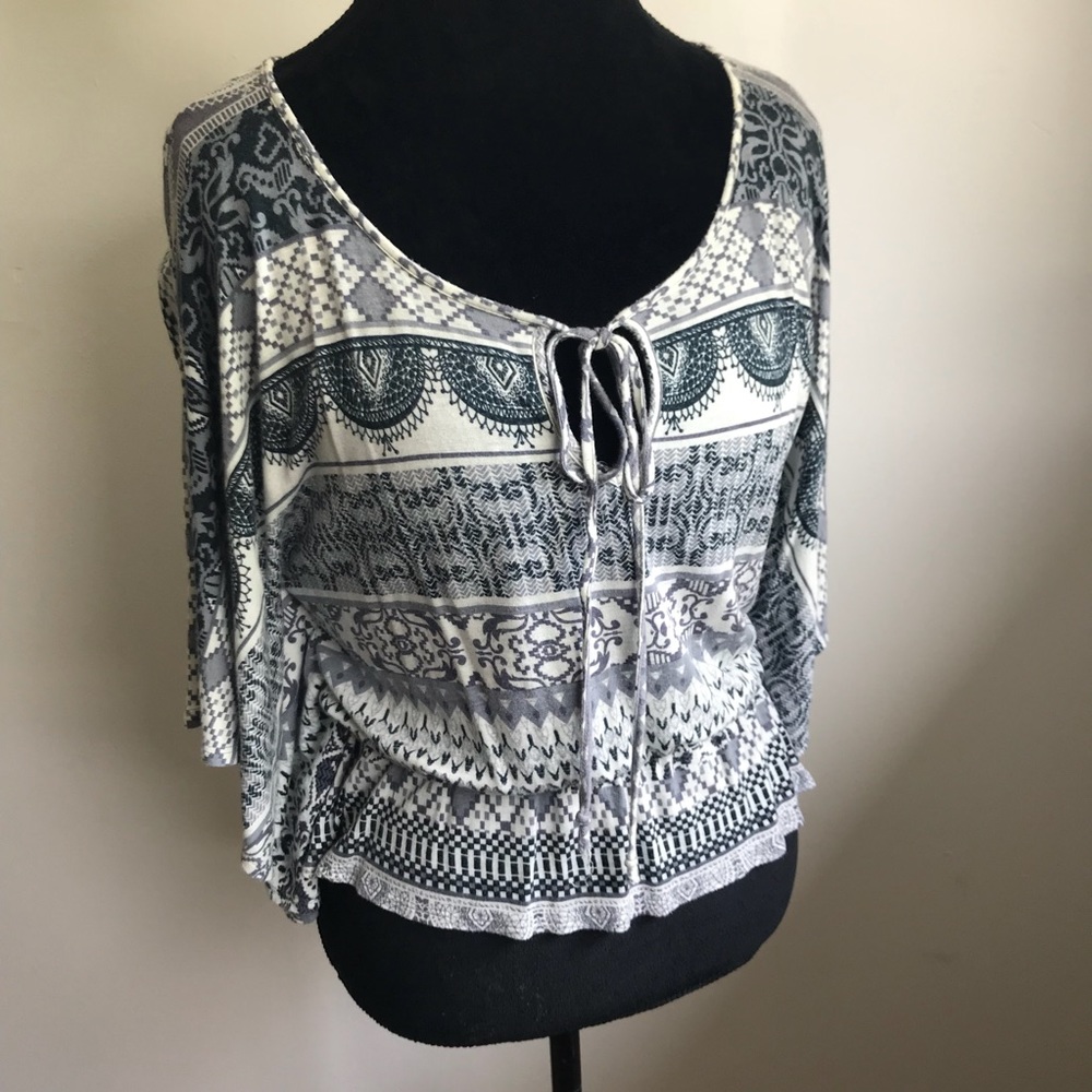Boho Peasant Top