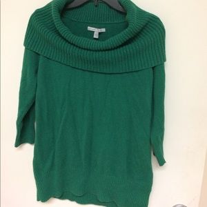 Festive green cowl neck Old Navy sweater XL