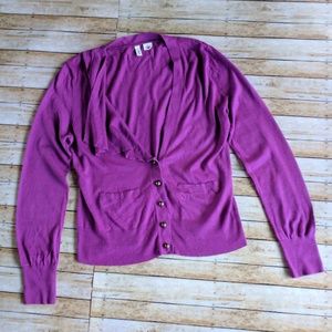 Moth Anthropologie Asymmetrical Cardigan