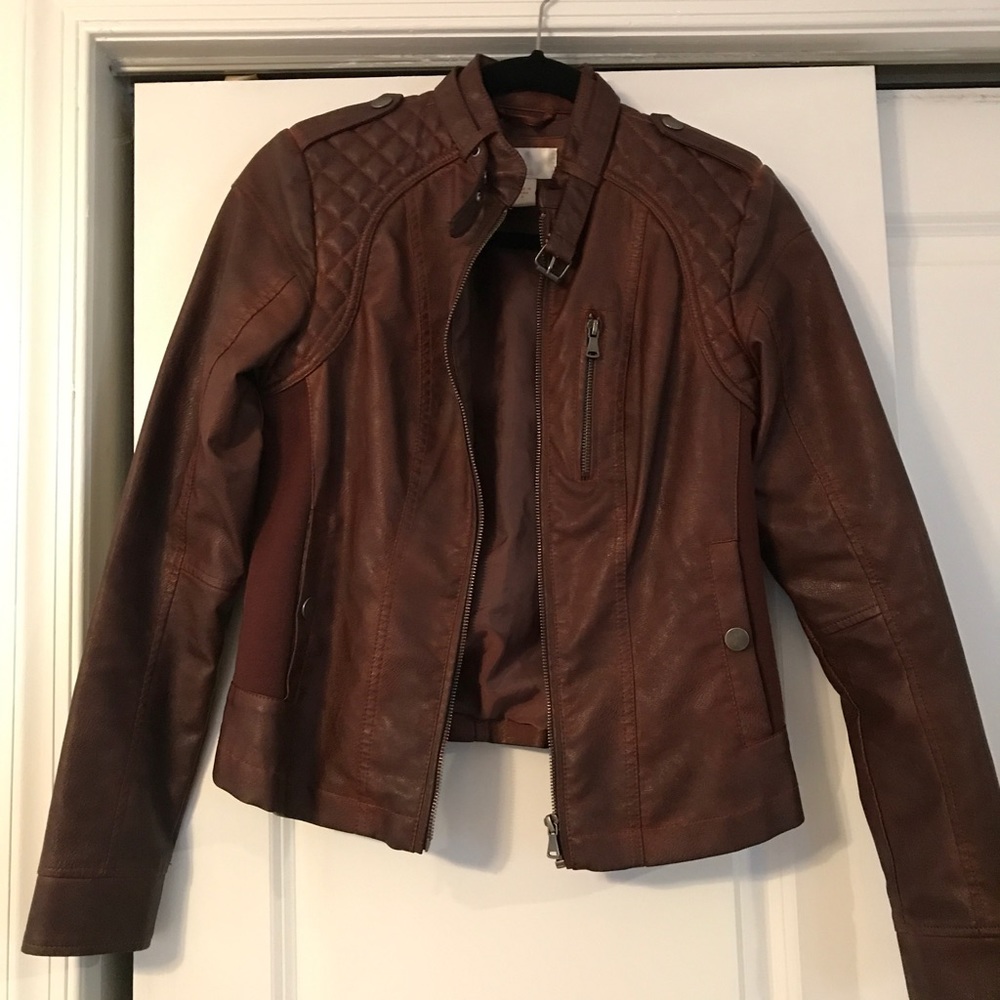 Faux Leather Jacket