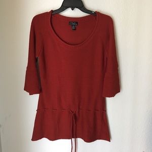 Reddish Orange Sweater