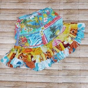 Jams World Ruffle Hawaiian Skirt