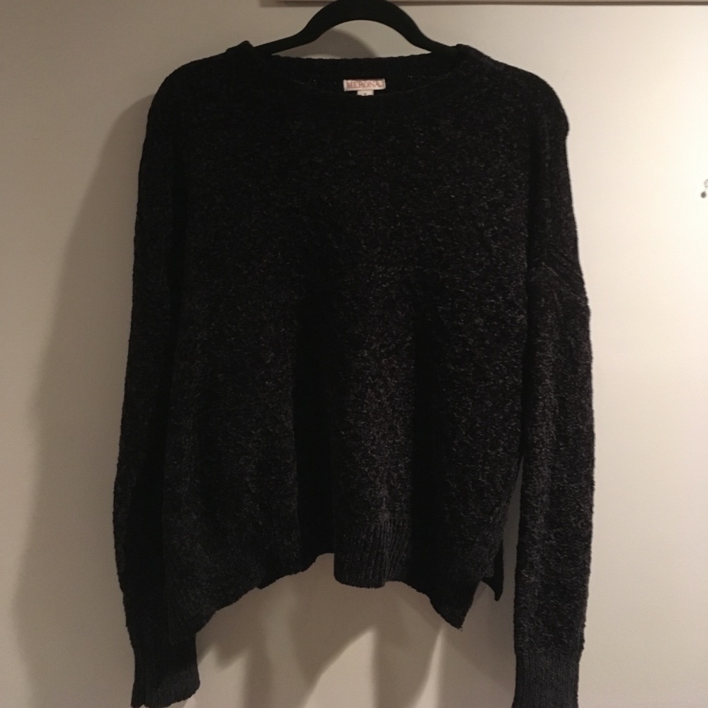 S NWT Black Merona Sweater