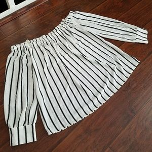 Striped Off the Shoulder Top