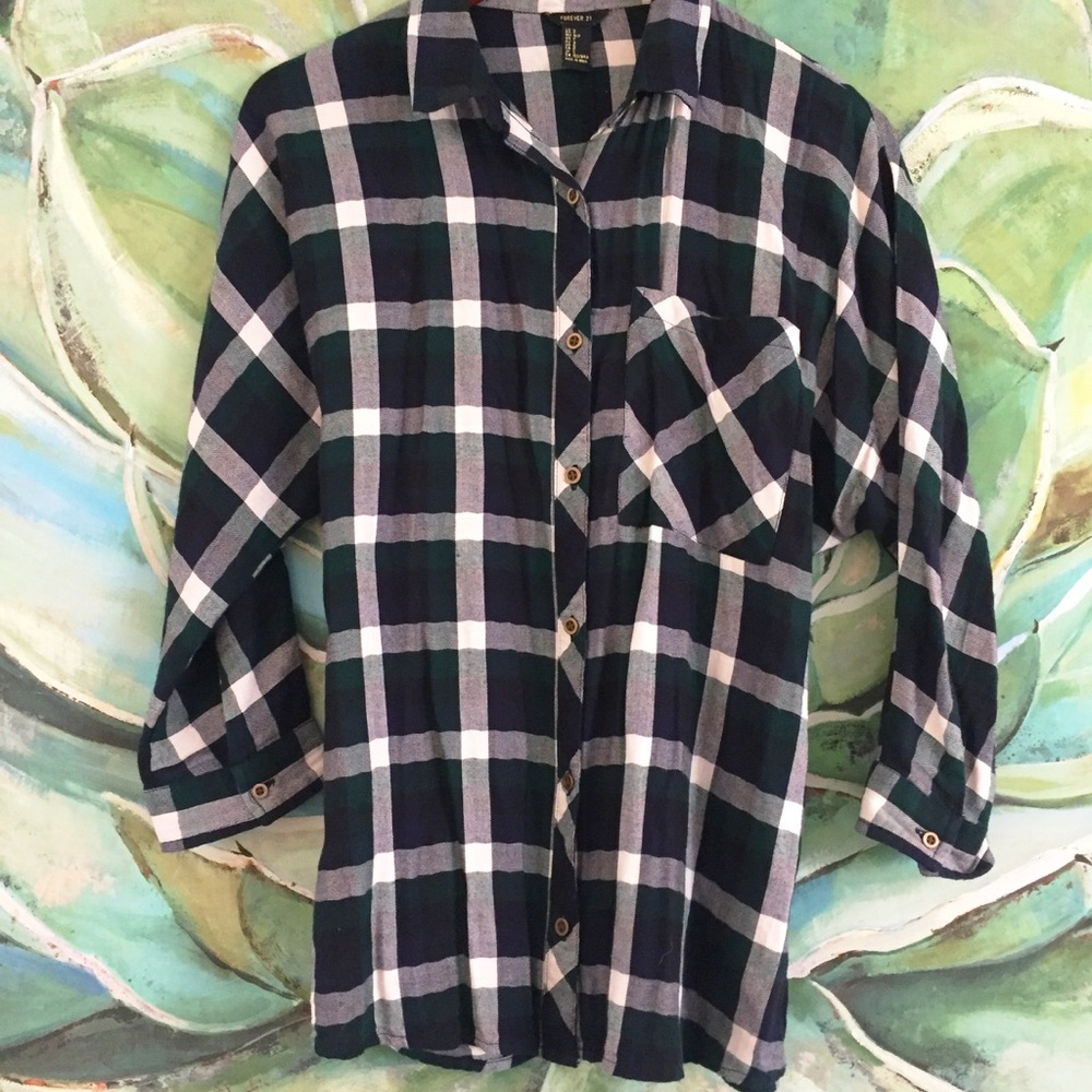 Forever 21 Button-down Flannel