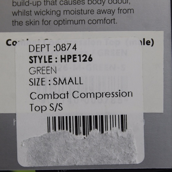 HPE COMBAT COMPRESSION SHIRT SMALL NWT - Picture 4 of 5