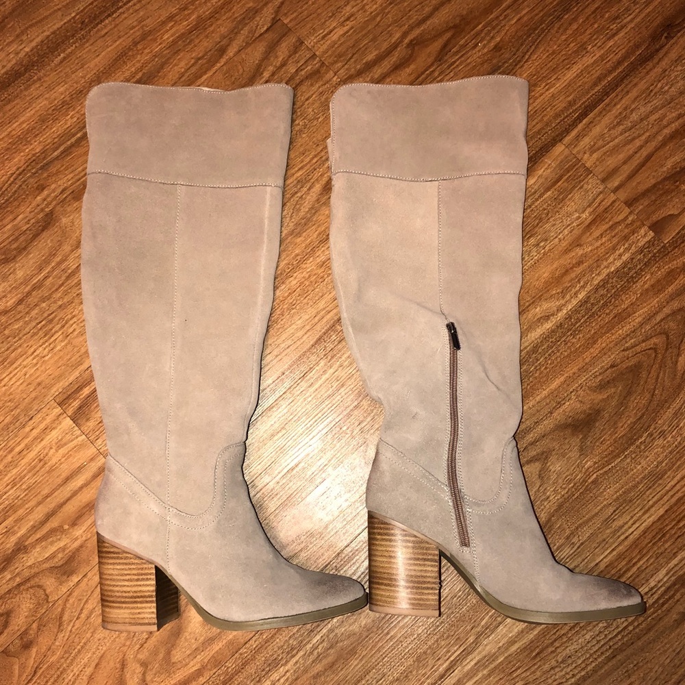 Steve Madden Saudy OTK boots-wide calf
