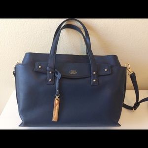 Vince Camuto Ilya Pebbled Leather Satchel Shoulder