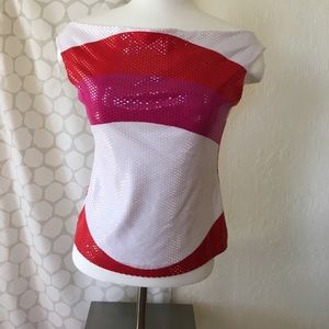 Custo Sequined Off-the-shoulder Party Top