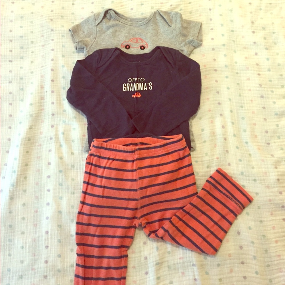 Carter’s onesies and pant set