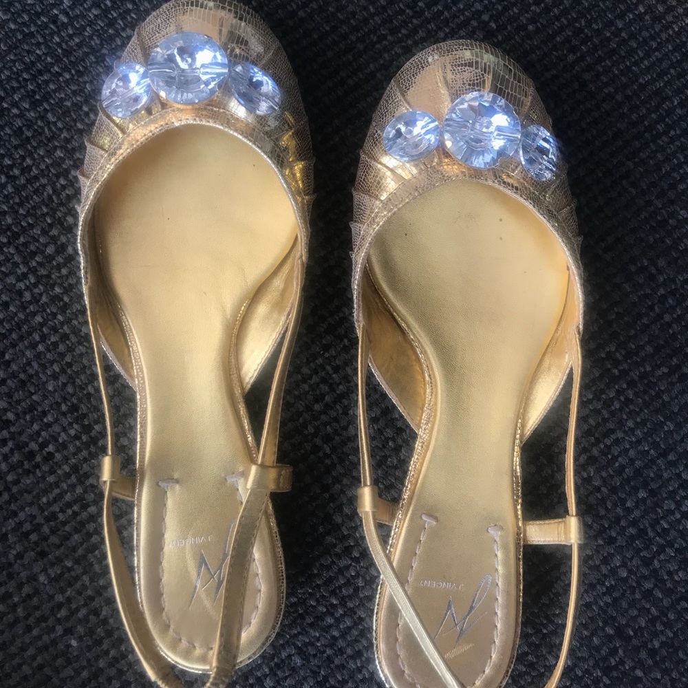 J. Vincent Gold Shoes