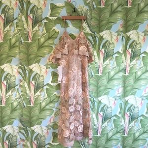 Alice McCall Northern Lights Dress - Rose Gold