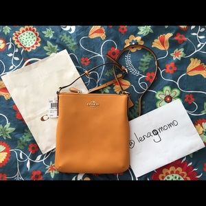 coach crossbody fall color bag